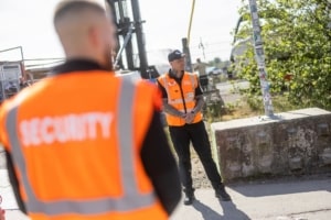 Vagter To vagter fra BS Security der søger for tryghed og sikkerhed